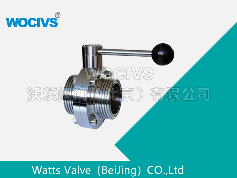 卫生级外螺纹蝶阀