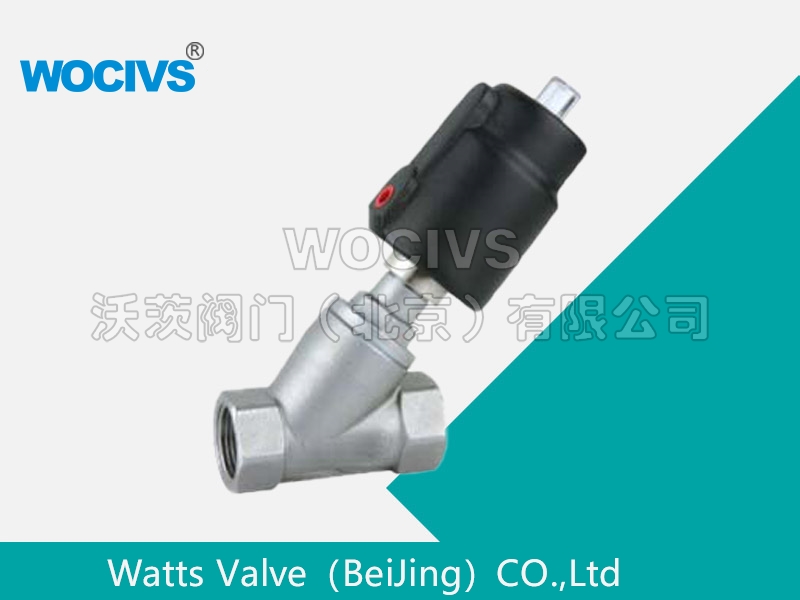 气动内螺纹角阀